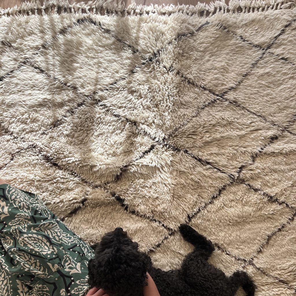 cómo limpiar una alfombra de lana